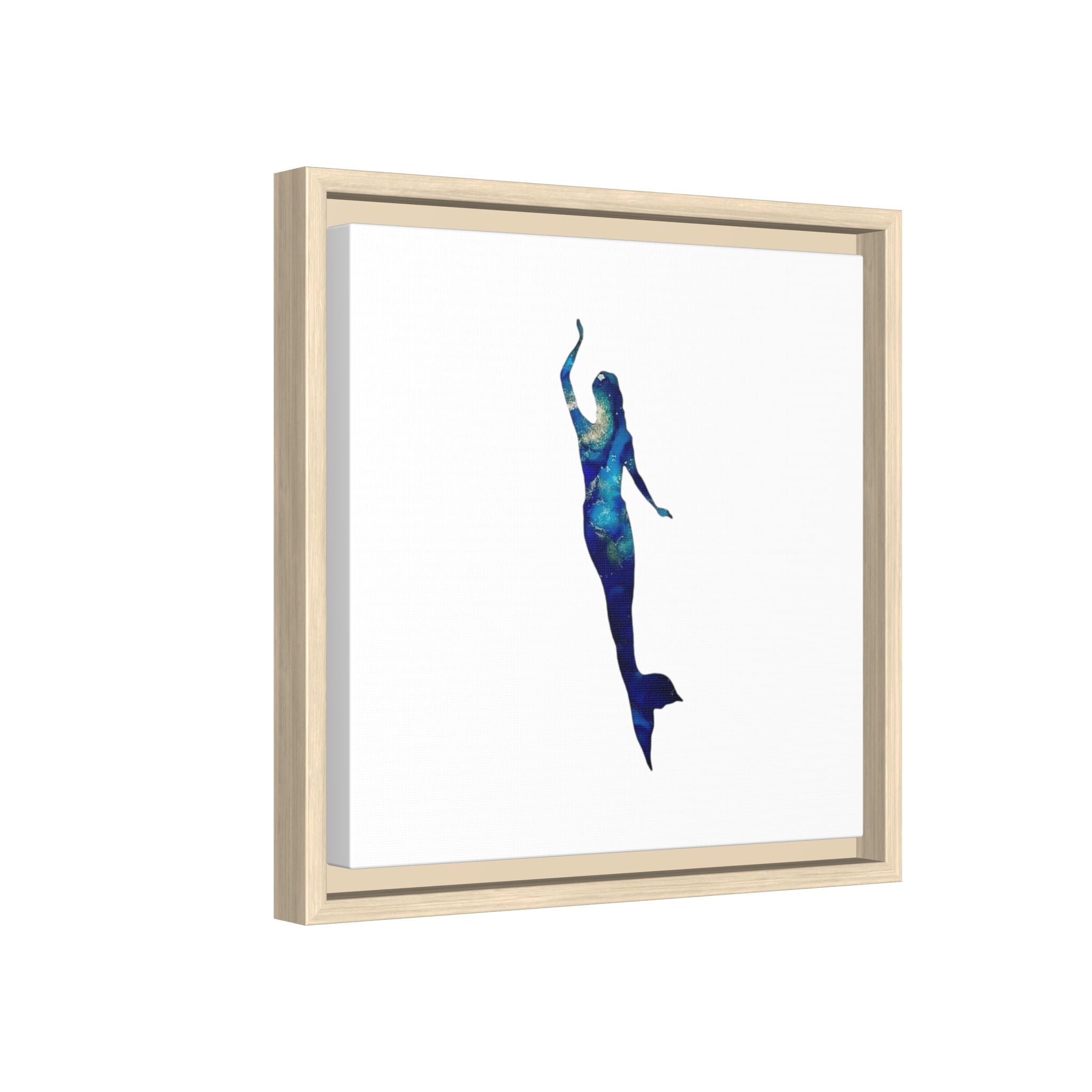 Mermaid 3, Matte Canvas, Framed (Multi-color)