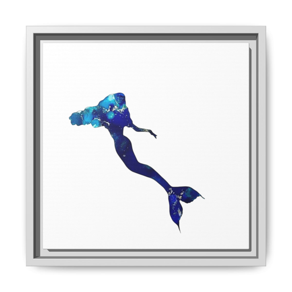 Mermaid 2, Matte Canvas, Framed (Multi-color)
