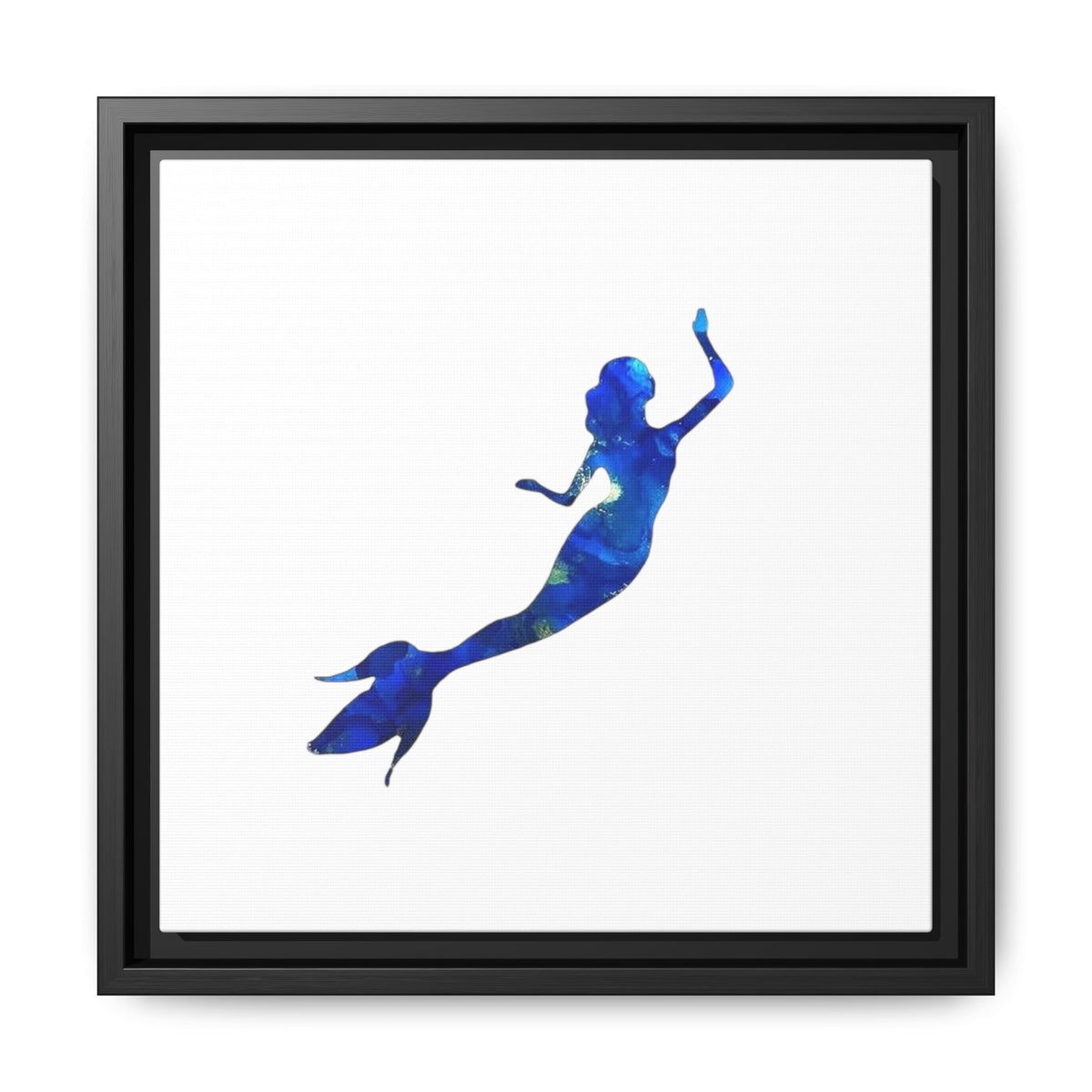 Mermaid 1, Matte Canvas, Framed (Multi-color)