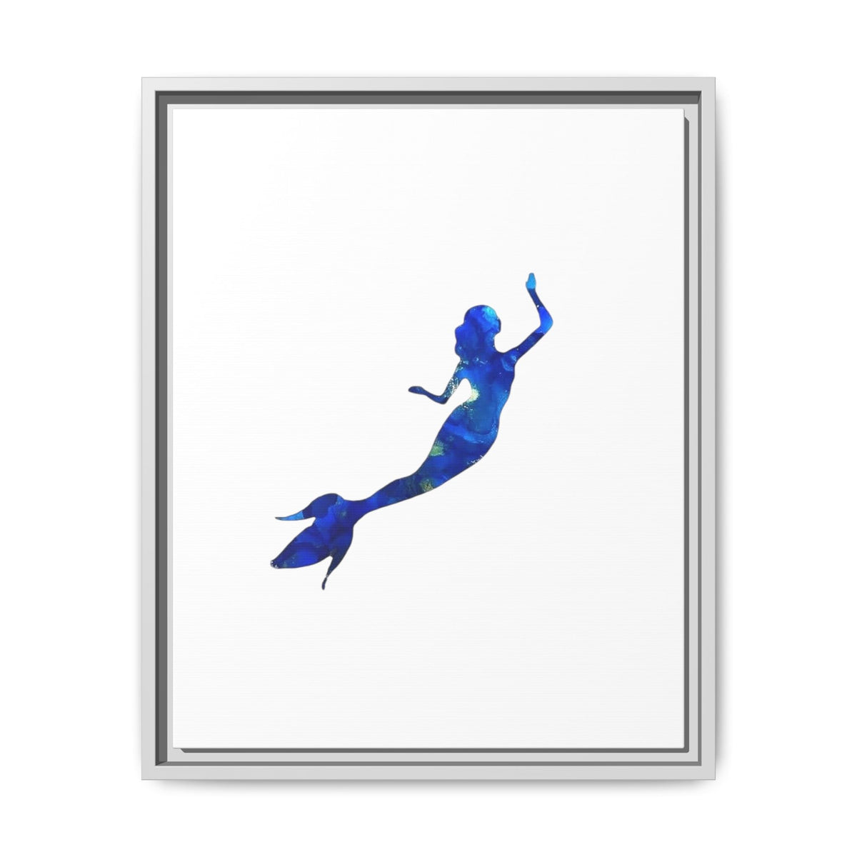 Mermaid 1, Matte Canvas, Framed (Multi-color)