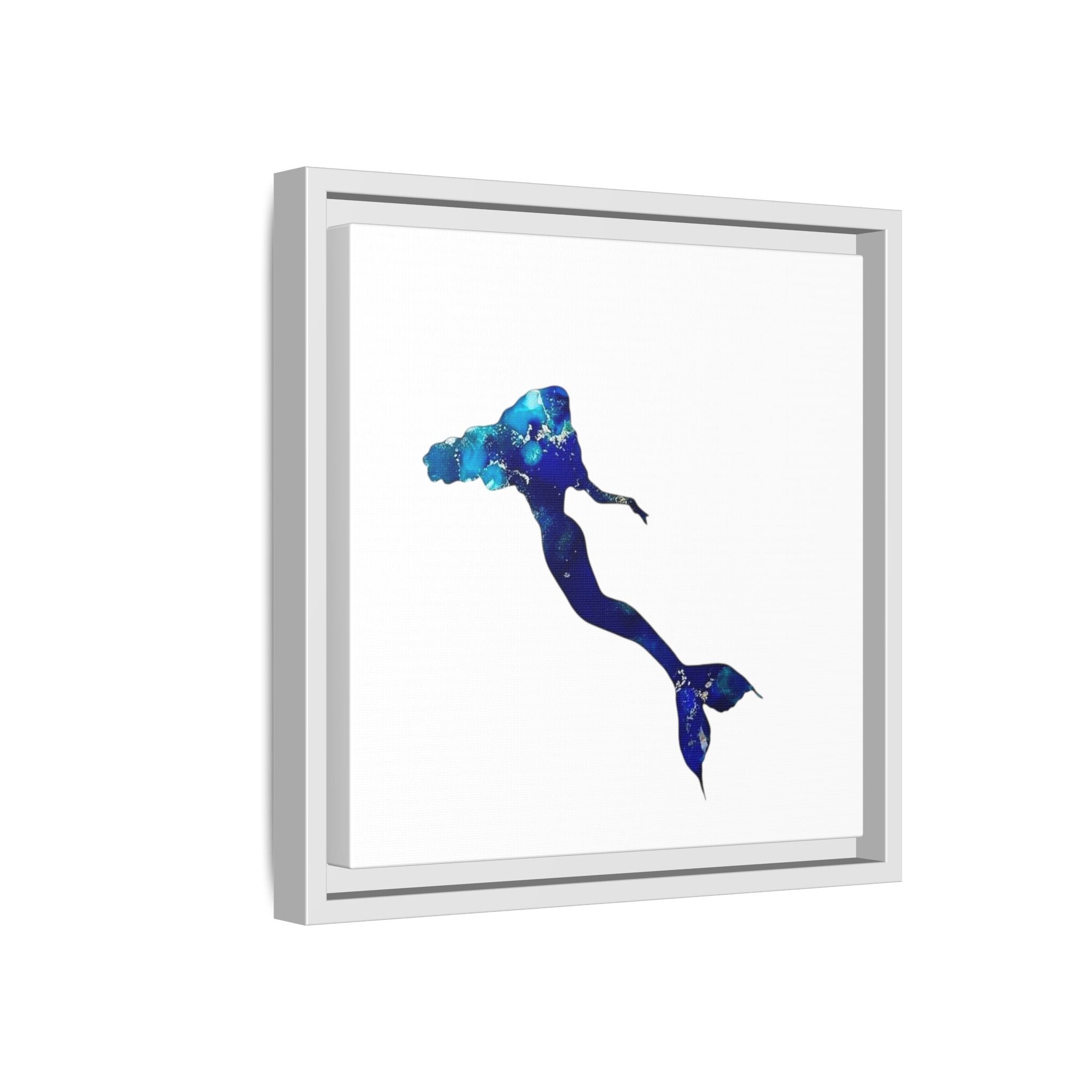 Mermaid 2, Matte Canvas, Framed (Multi-color)