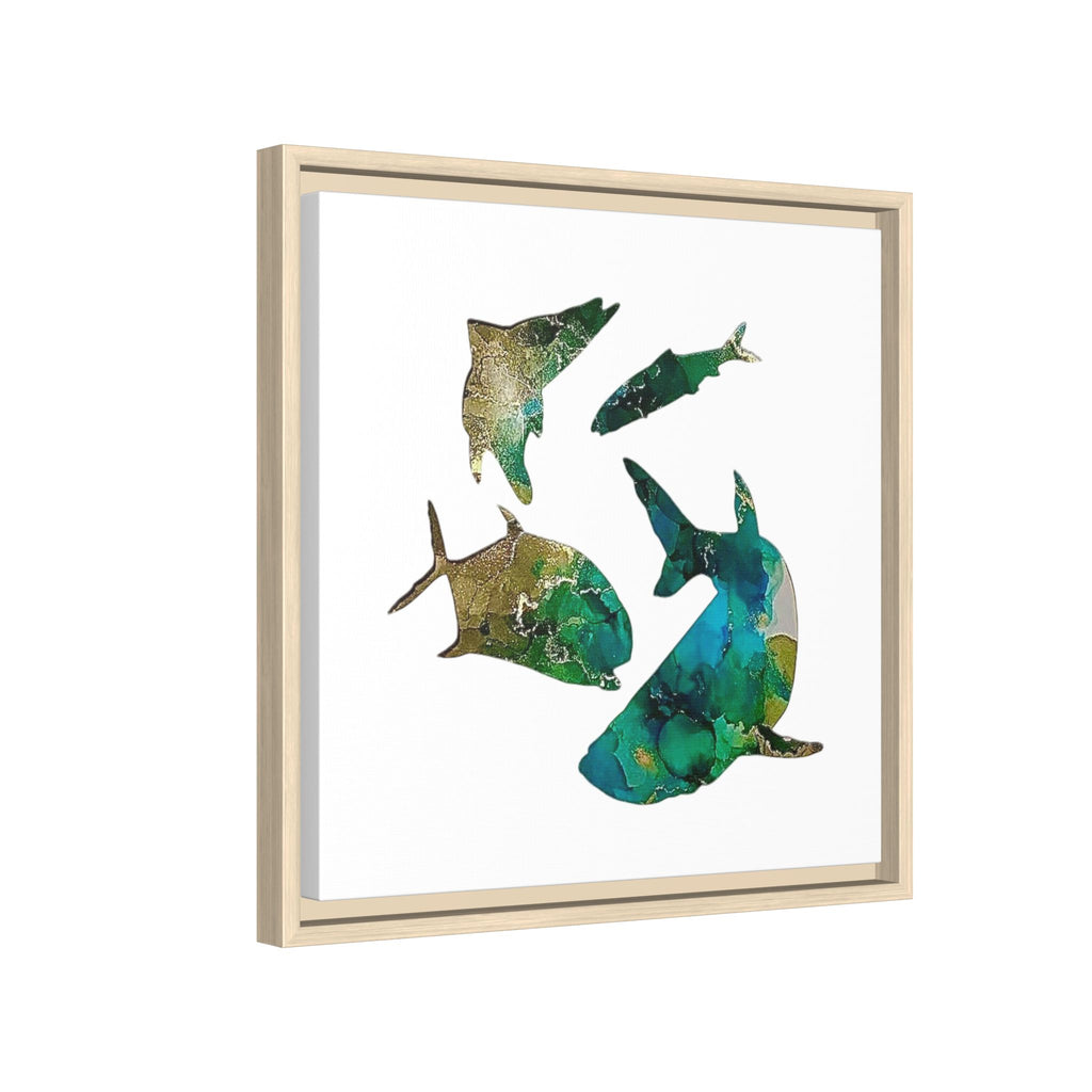Matte Canvas, Framed (Multi-color)