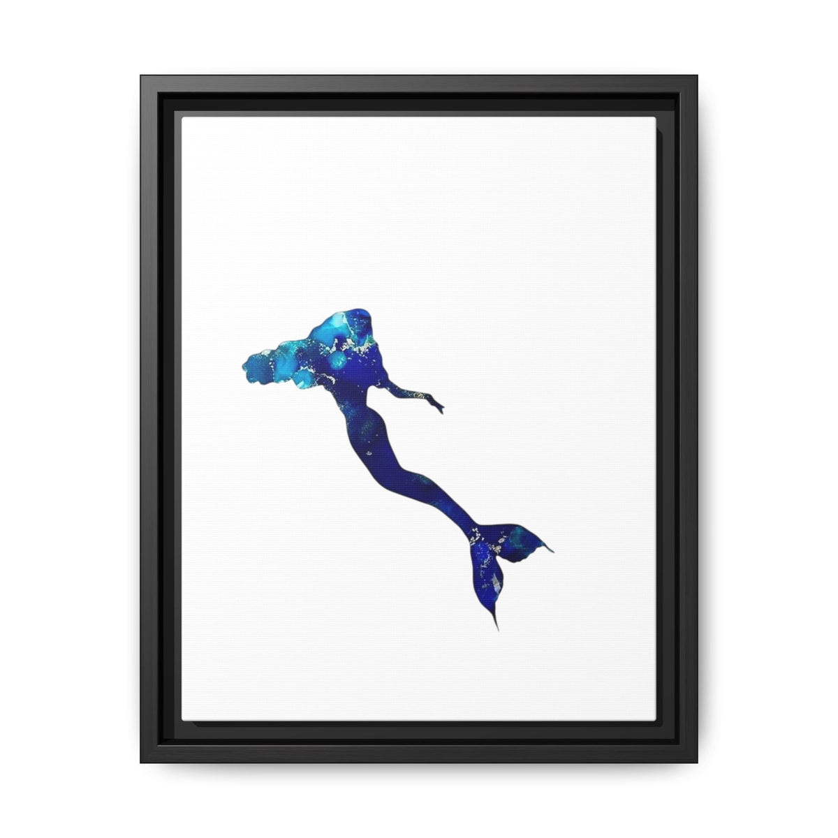Mermaid 2, Matte Canvas, Framed (Multi-color)