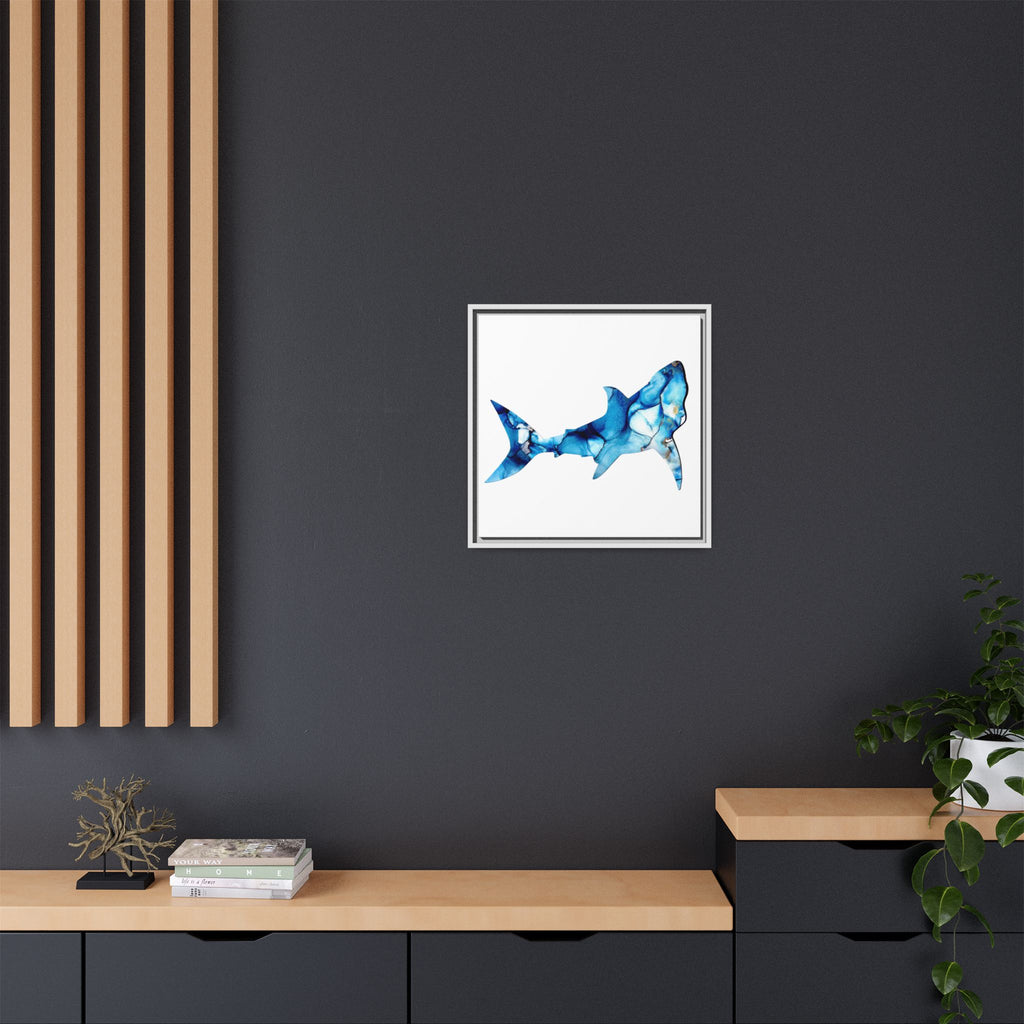 Great White 1, Matte Canvas, Framed (Multi-color)