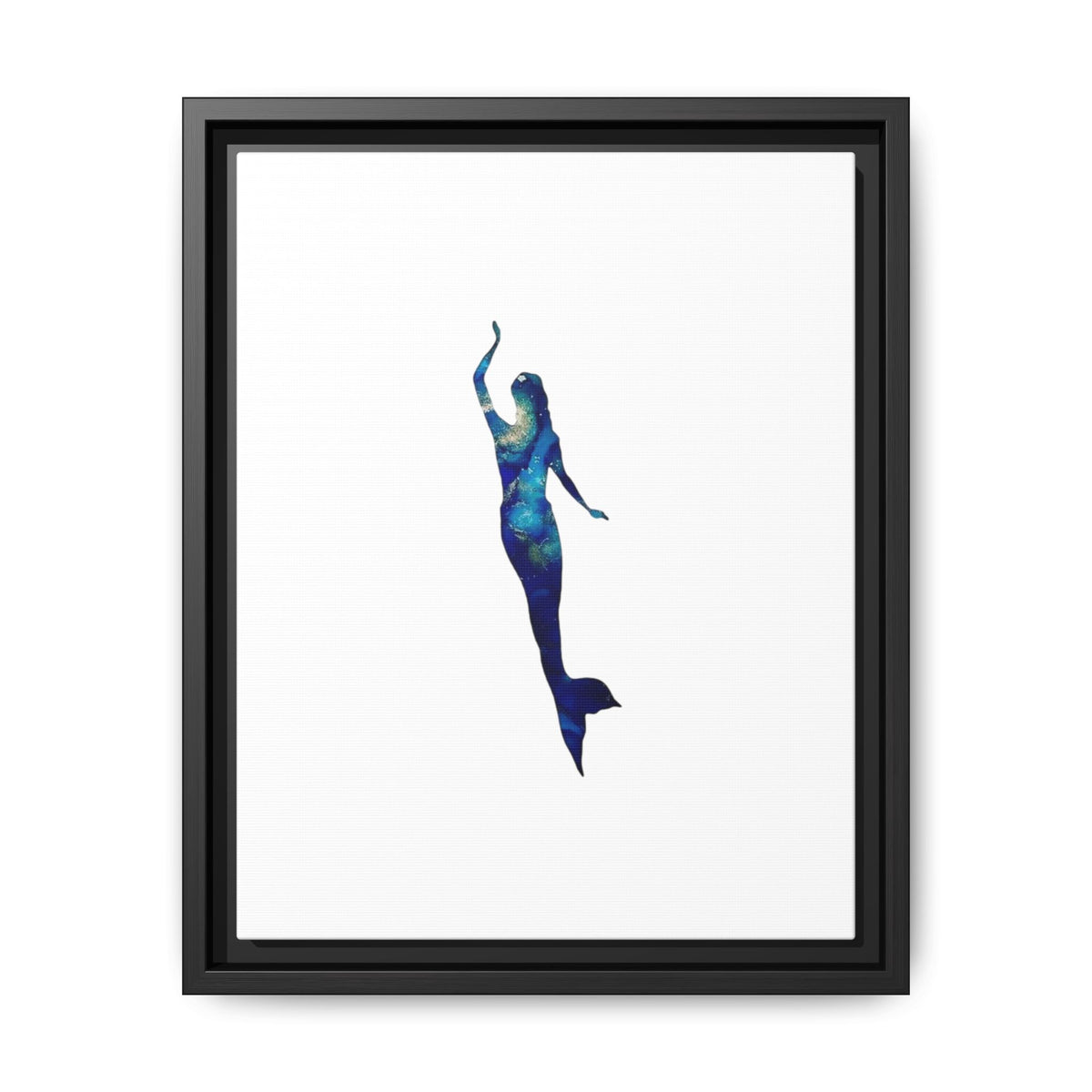 Mermaid 3, Matte Canvas, Framed (Multi-color)