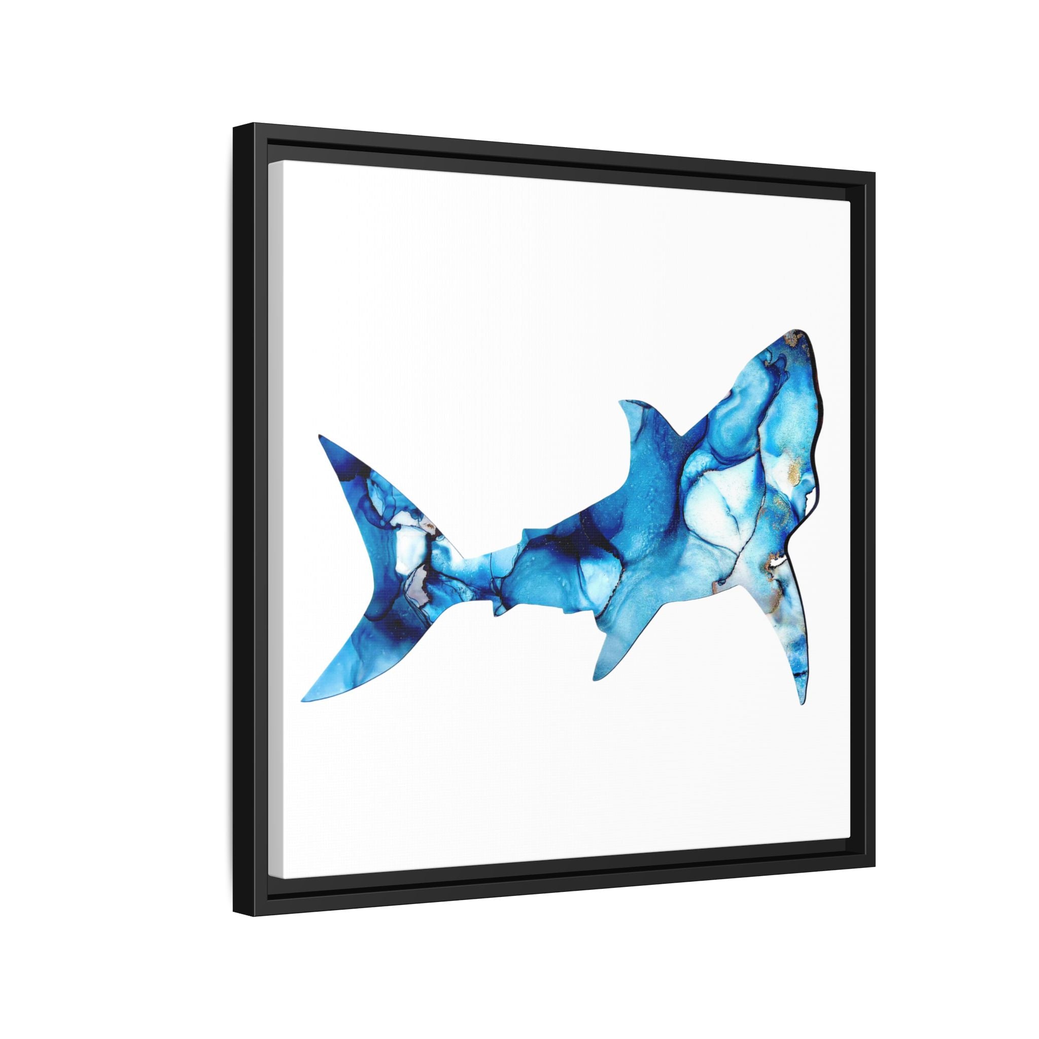 Great White 1, Matte Canvas, Framed (Multi-color)