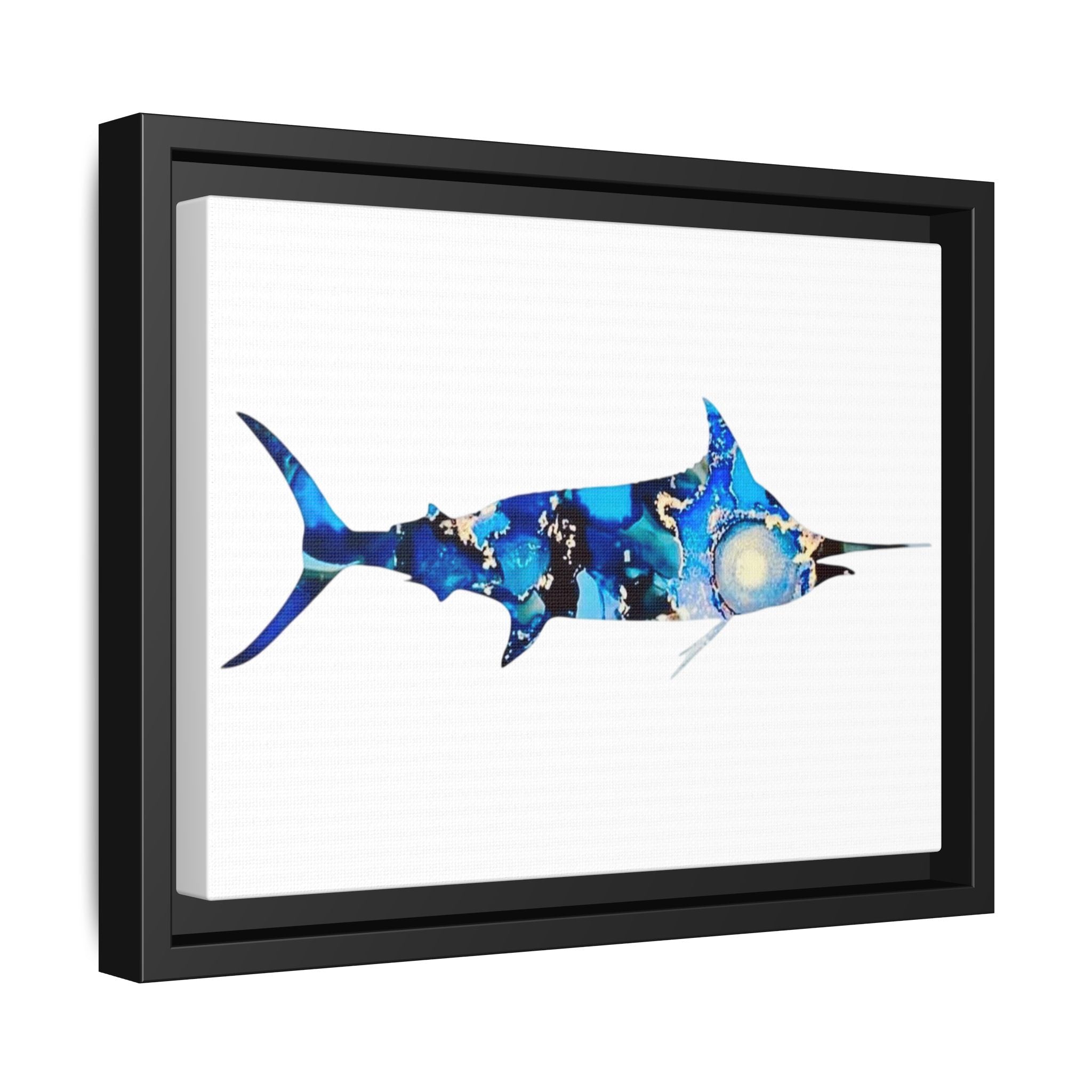 Swordfish, Matte Canvas, Framed (Multi-color)