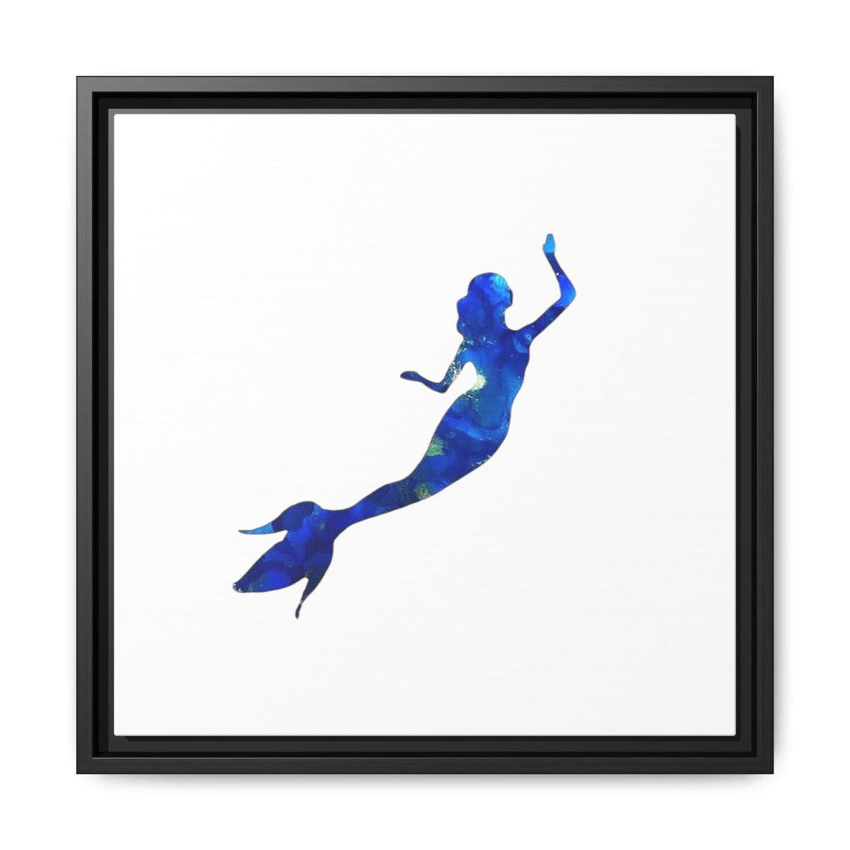 Mermaid 1, Matte Canvas, Framed (Multi-color)