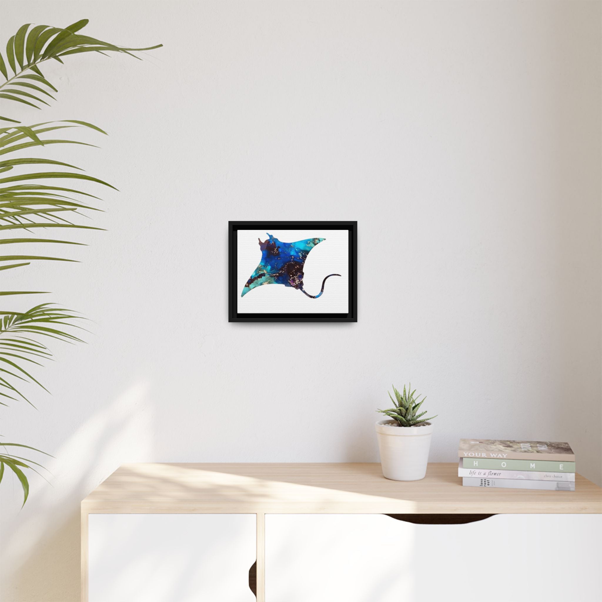 Ray 2, Matte Canvas, Framed (Multi-color)