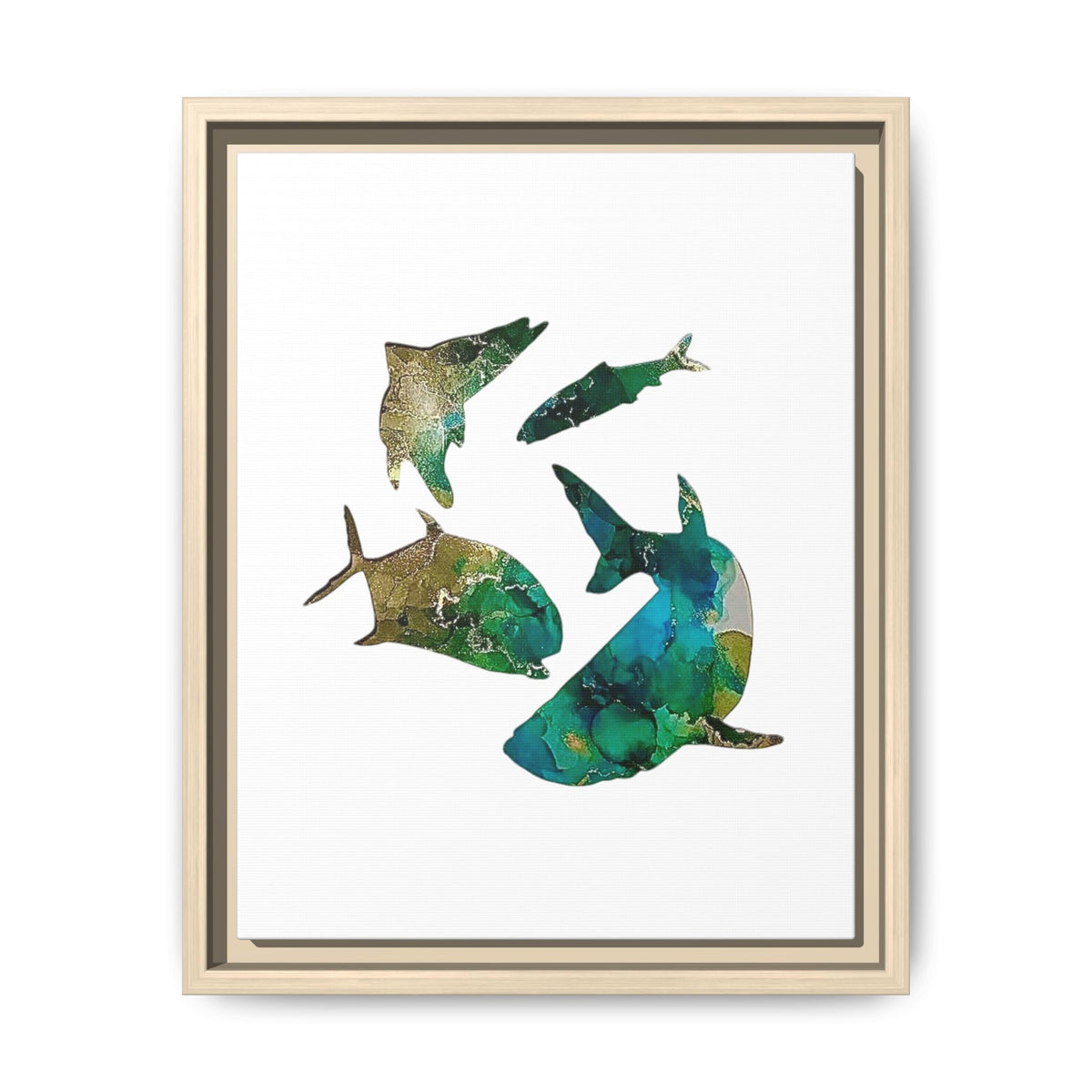 Matte Canvas, Framed (Multi-color)