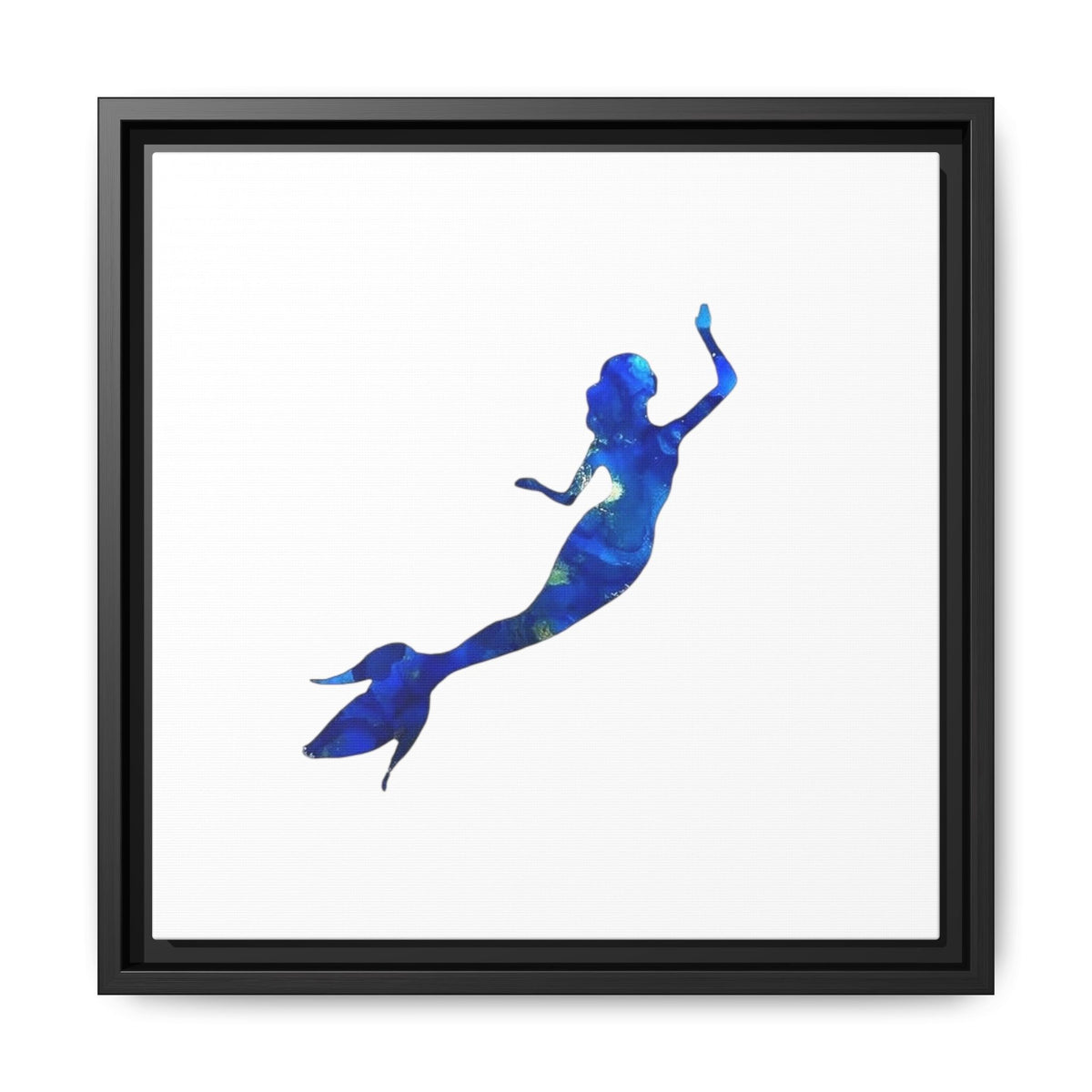Mermaid 1, Matte Canvas, Framed (Multi-color)