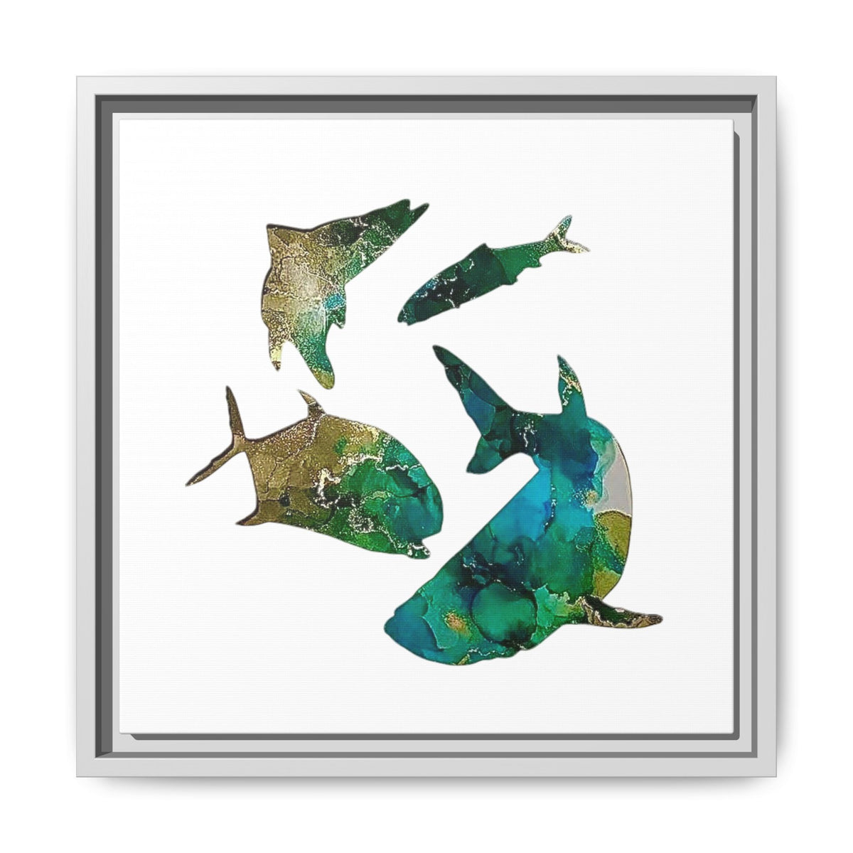Matte Canvas, Framed (Multi-color)