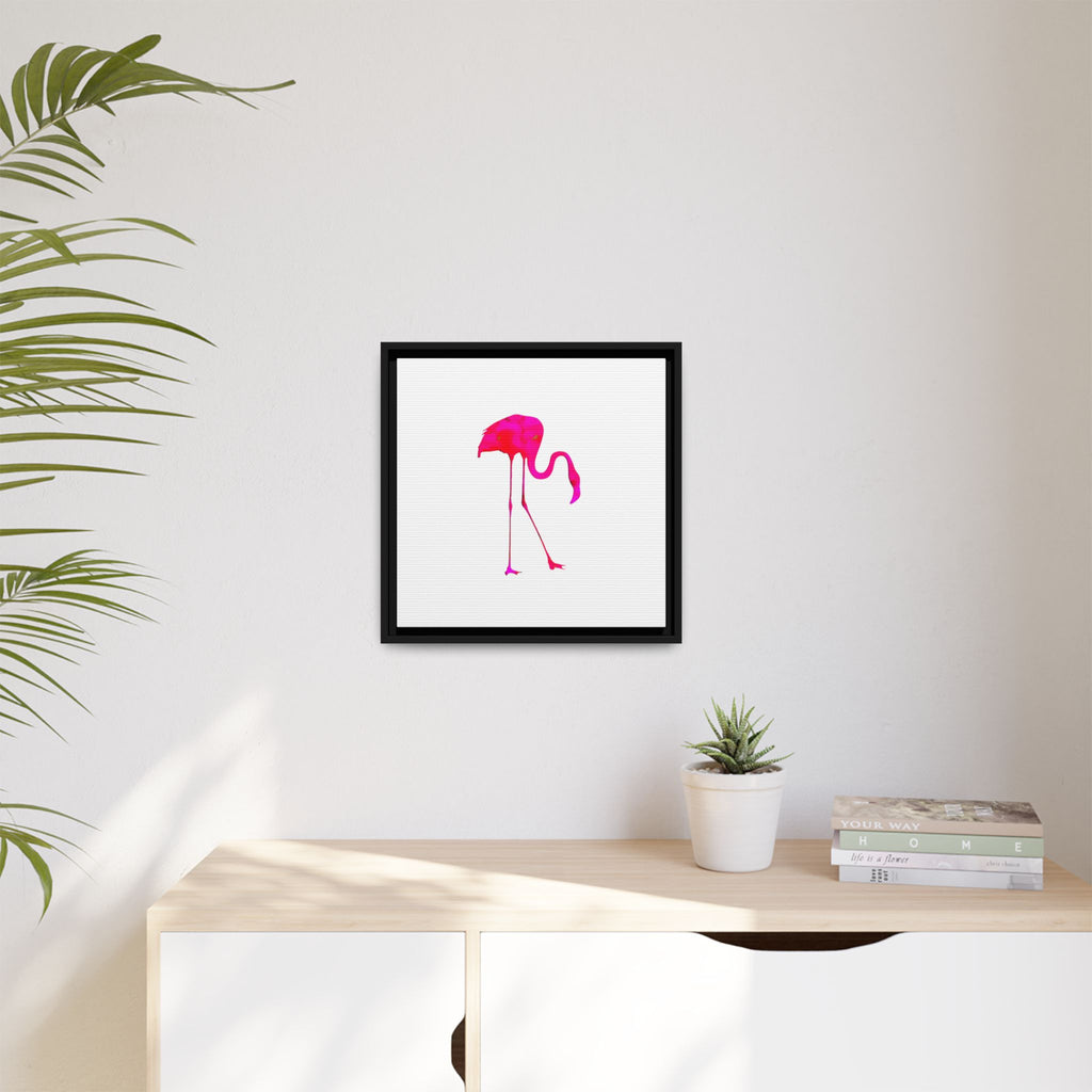 Flamingo 2, Matte Canvas, Framed (Multi-color)