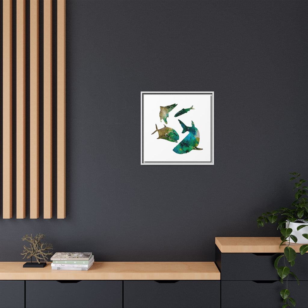 Matte Canvas, Framed (Multi-color)