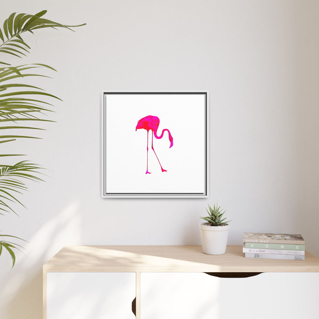 Flamingo 2, Matte Canvas, Framed (Multi-color)