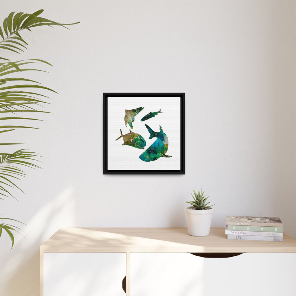 Matte Canvas, Framed (Multi-color)