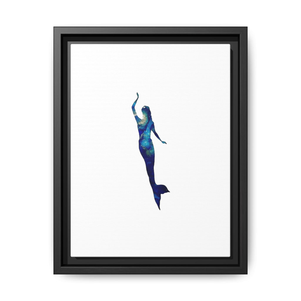 Mermaid 3, Matte Canvas, Framed (Multi-color)