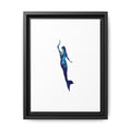 Mermaid 3, Matte Canvas, Framed (Multi-color)