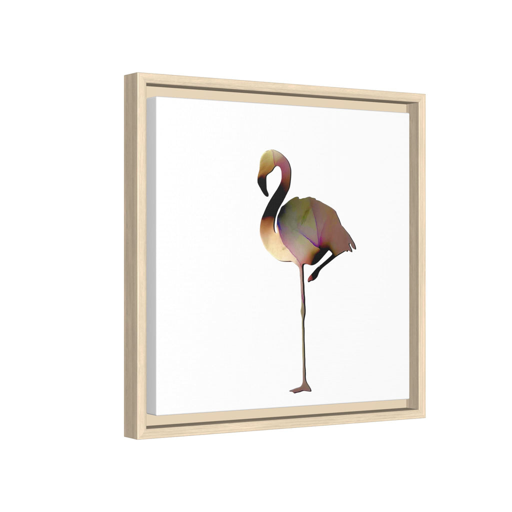 Flamingo 1, Matte Canvas, Framed (Multi-color)