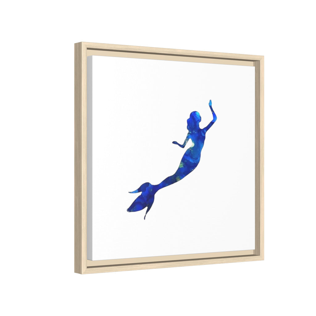 Mermaid 1, Matte Canvas, Framed (Multi-color)