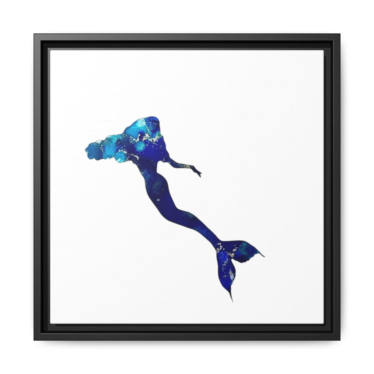 Mermaid 2, Matte Canvas, Framed (Multi-color)