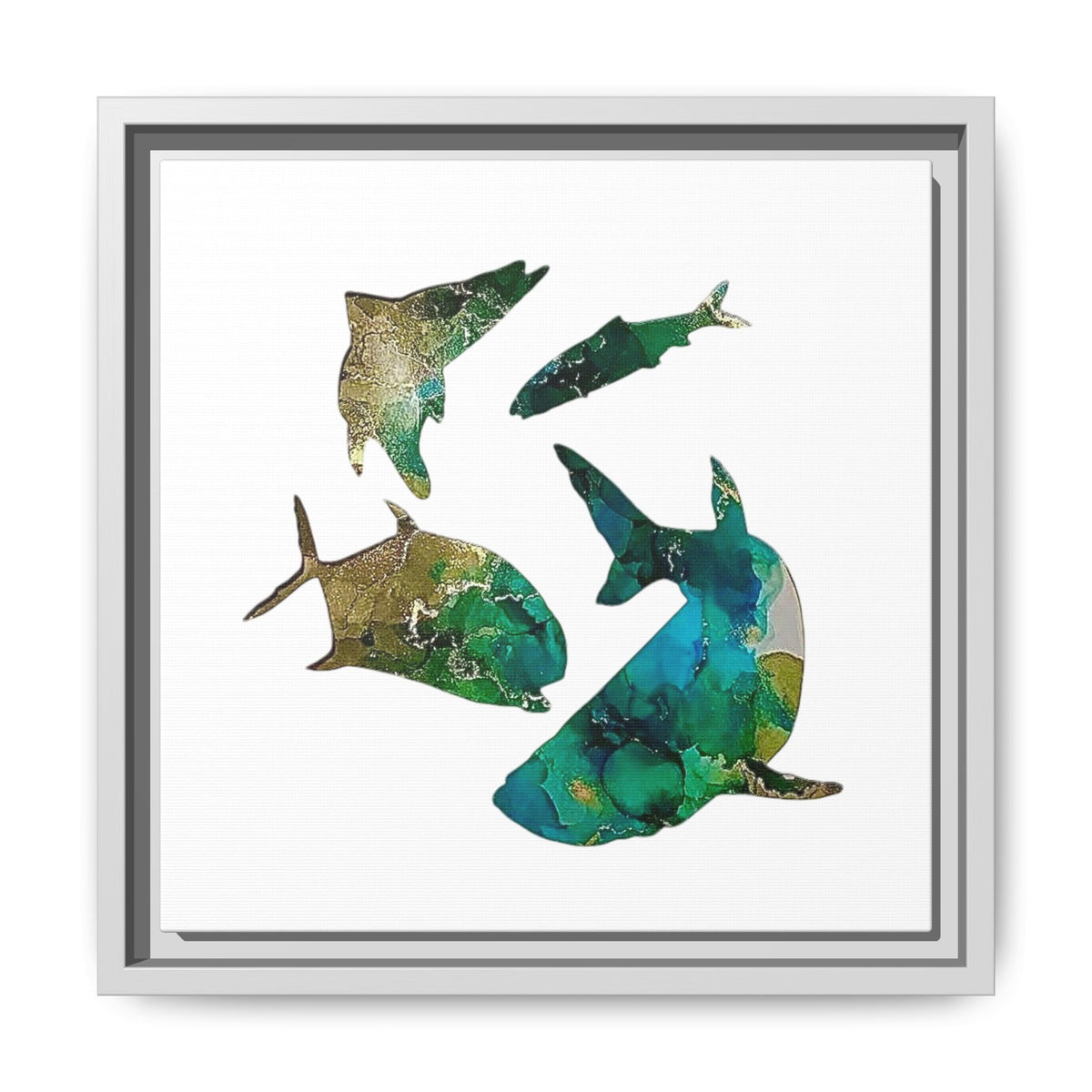 Matte Canvas, Framed (Multi-color)