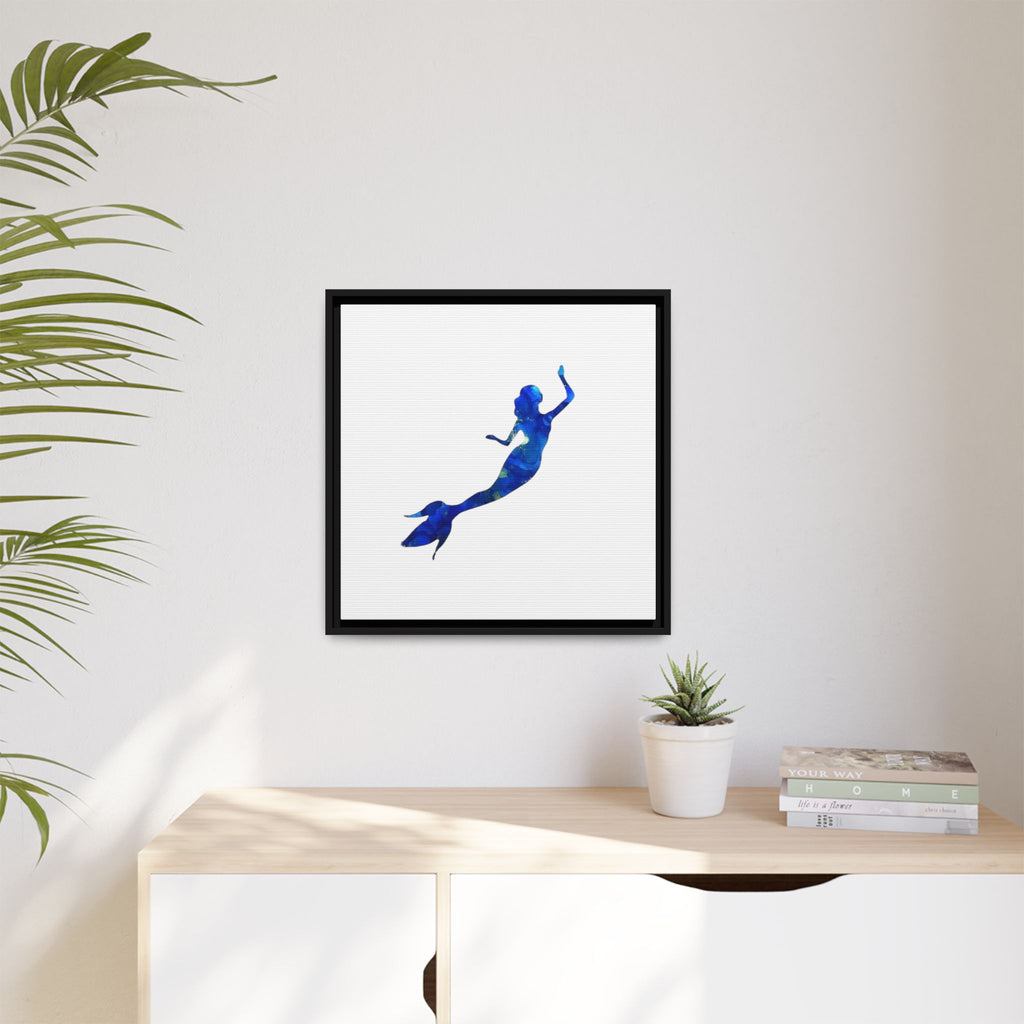 Mermaid 1, Matte Canvas, Framed (Multi-color)