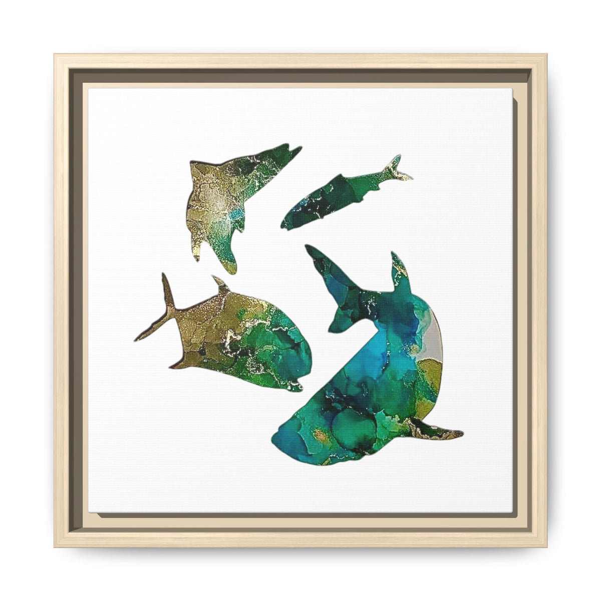 Matte Canvas, Framed (Multi-color)