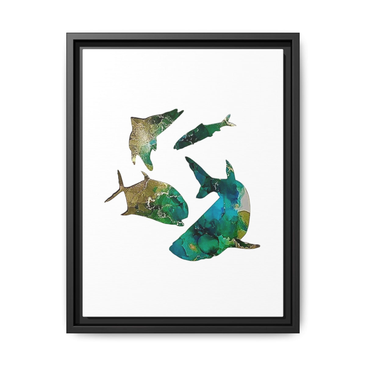 Matte Canvas, Framed (Multi-color)