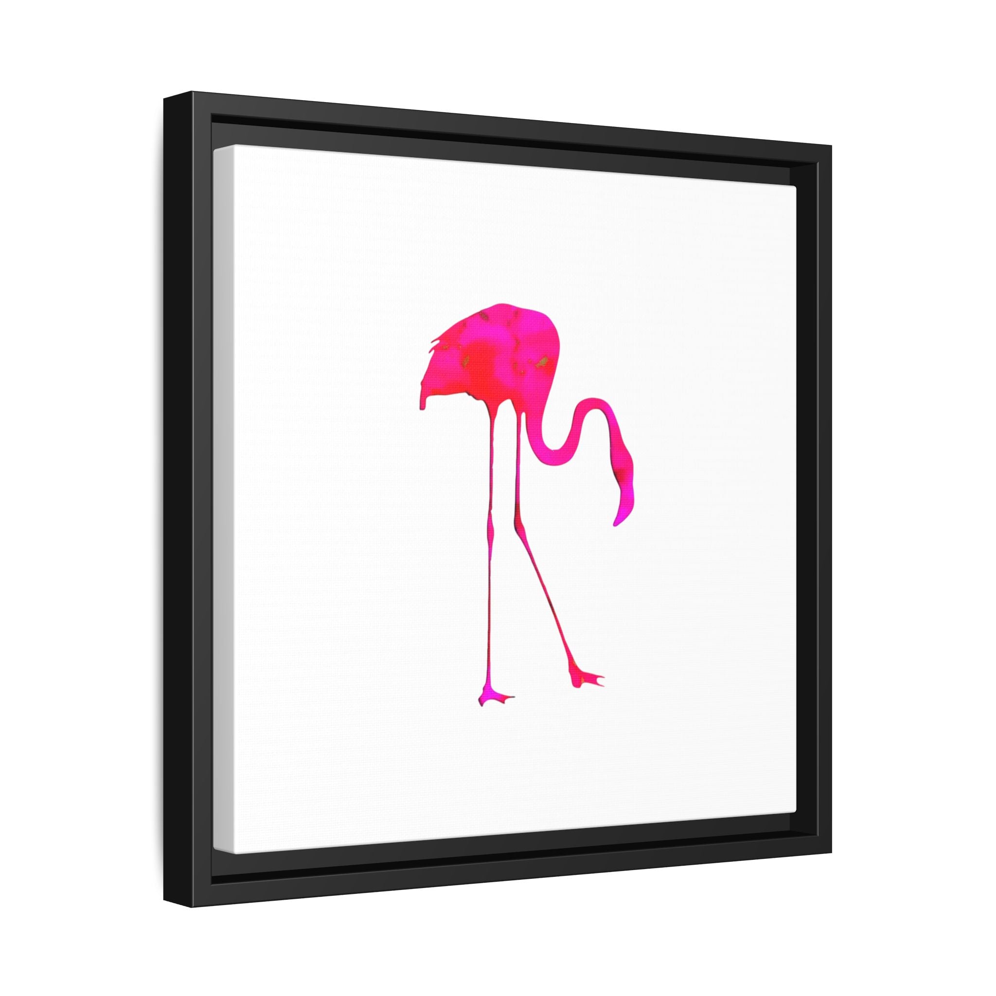 Flamingo 2, Matte Canvas, Framed (Multi-color)