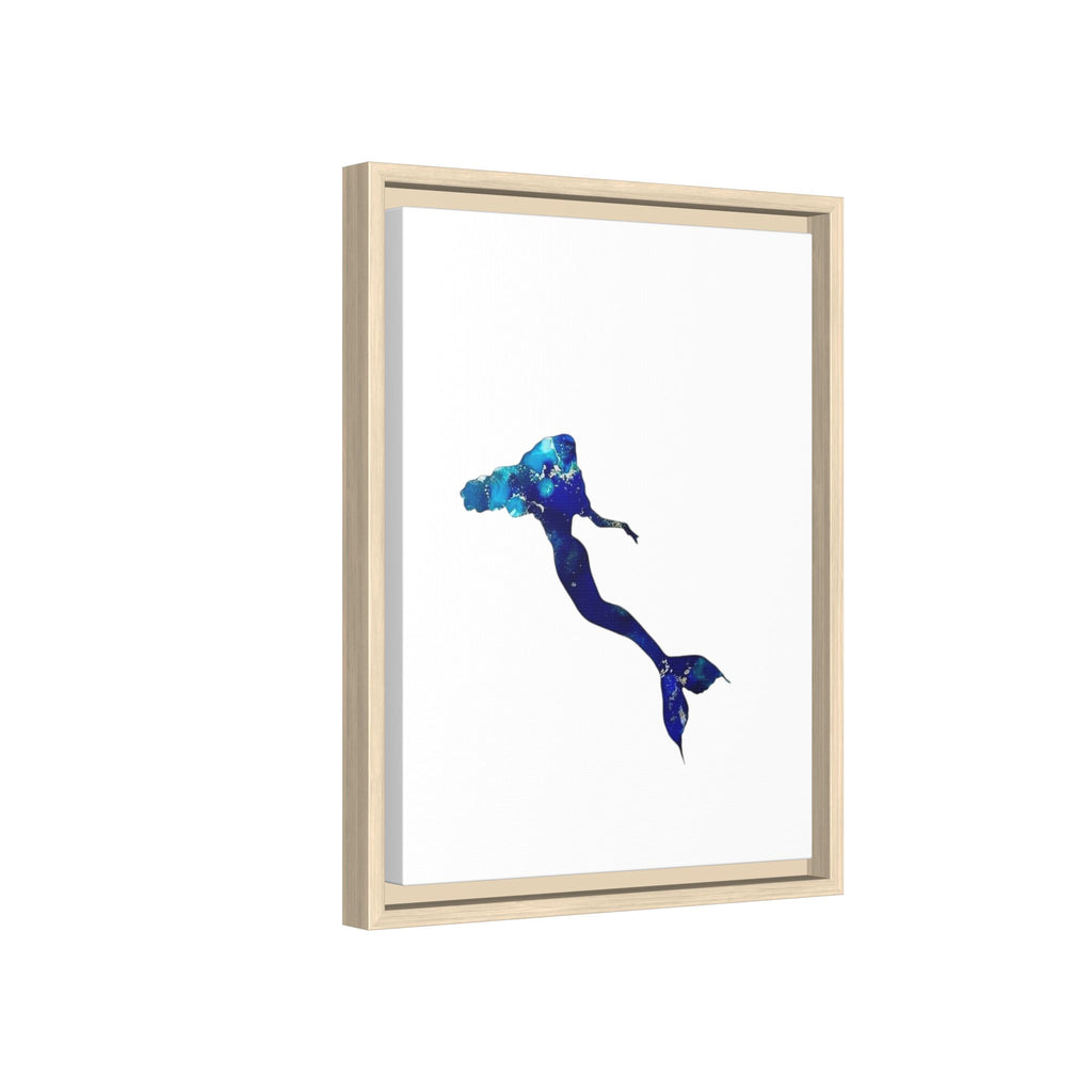 Mermaid 2, Matte Canvas, Framed (Multi-color)